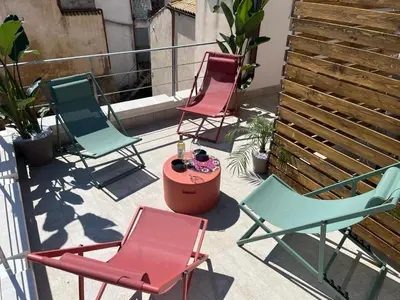 Balcone o terrazza di Aglaia apartment residence delle tre grazie