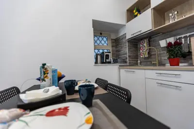 Cucina o angolo cottura di Al castello-independent house