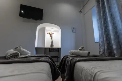 Letto o letti in una camera di Al castello-independent house