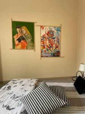 Letto o letti in una camera di INDUSTRY HOME