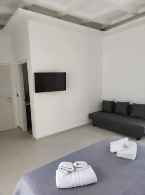 TV o dispositivi per l'intrattenimento presso Villa Rita Apartament & Rooms