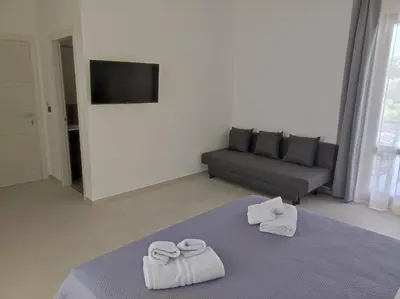 TV o dispositivi per l'intrattenimento presso Villa Rita Apartament & Rooms