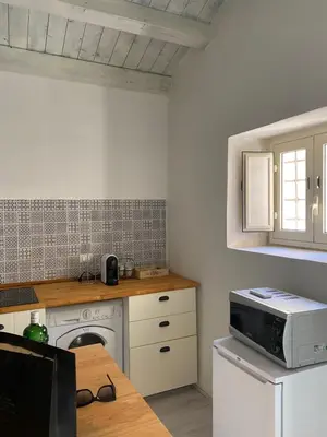Cucina o angolo cottura di La Naca piede a terra