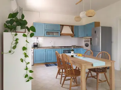 Cucina o angolo cottura di Villa Palma Nana al Plemmirio