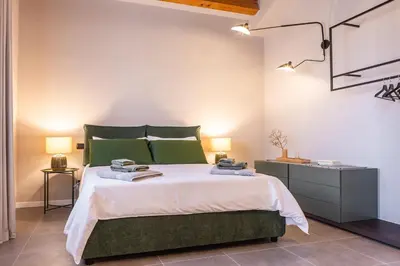 Letto o letti in una camera di Casa dell'Arte Modica