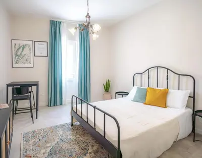 Letto o letti in una camera di Zabbara
