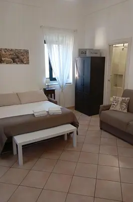 Area soggiorno di Casa Matea