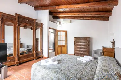 Letto o letti in una camera di Casa vacanza al mare