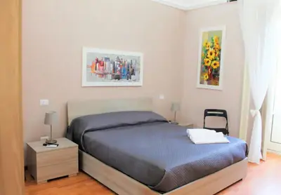 Letto o letti in una camera di Casa Onorato fratelli Liggieri