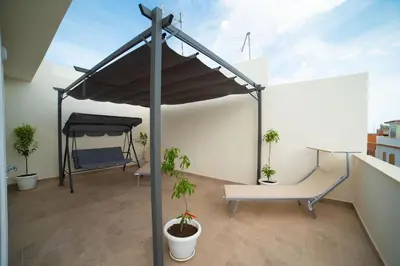 Balcone o terrazza di B&B MANDORLO BIANCO
