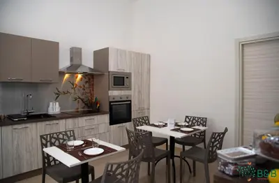 Cucina o angolo cottura di B&B MANDORLO BIANCO