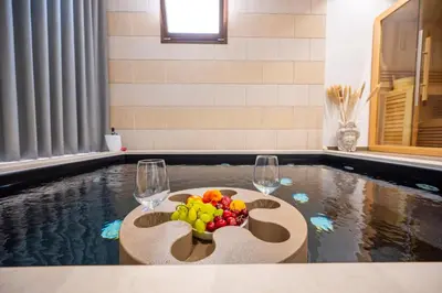 Planimetria di Villa Carmiano Luxury bedrooms in Avola in the province of Syracuse with room with swimming pool