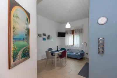TV o dispositivi per l'intrattenimento presso Villa Urania by Ortigia Apartments