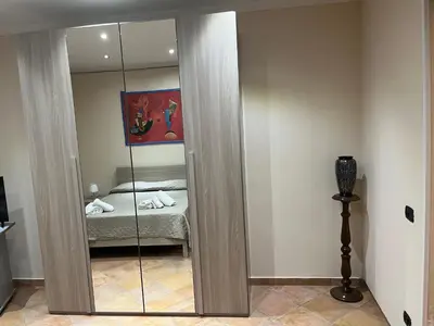 Letto o letti in una camera di Leontini house