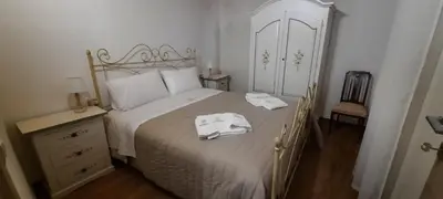Letto o letti in una camera di Casetta Castelvecchio