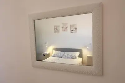 Letto o letti in una camera di Casa di Sara&Anna