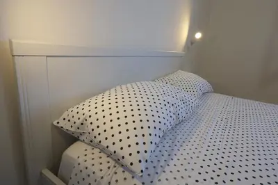 Letto o letti in una camera di Casa di Sara&Anna