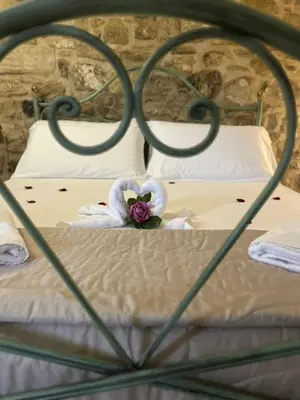 Letto o letti in una camera di Vallata San Leonardo