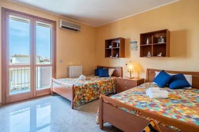 Letto o letti in una camera di Casa Vacanza Germano