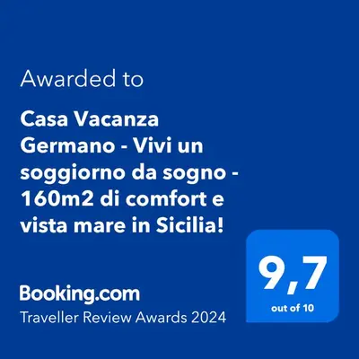 Certificato, attestato, insegna o altro documento esposto da Casa Vacanza Germano