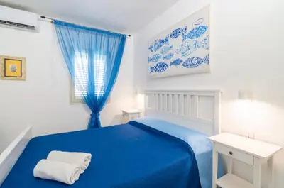 Letto o letti in una camera di Borgo Giulia