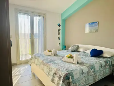 Letto o letti in una camera di Mansarde Marzamemi