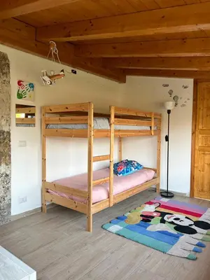 Letto o letti in una camera di Antico casale Sofia