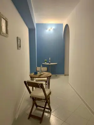 Area soggiorno di Mareblu Marzamemi Apartments