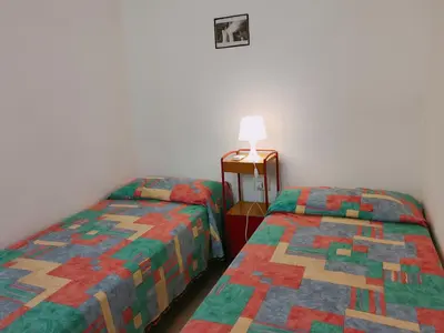 Letto o letti in una camera di Villa Giusy Fontane Bianche