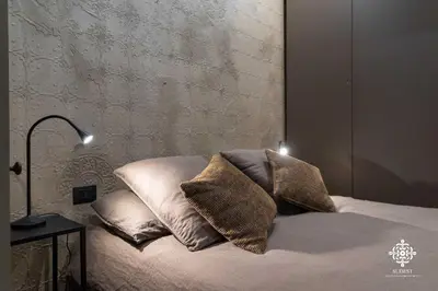 Letto o letti in una camera di Armonia Mercato e Mare