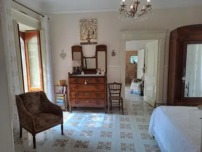 Letto o letti in una camera di Giardino al Corso
