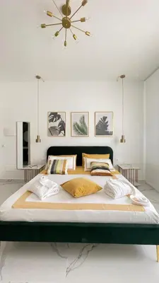Letto o letti in una camera di Settimo cielo suite