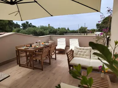 Balcone o terrazza di Apartment Amici Miei di Levante by Interhome
