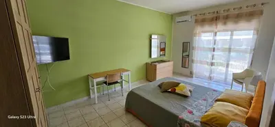 Letto o letti in una camera di Le Cicas