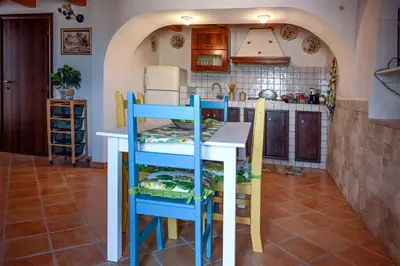Cucina o angolo cottura di Casa Acqua Veccia