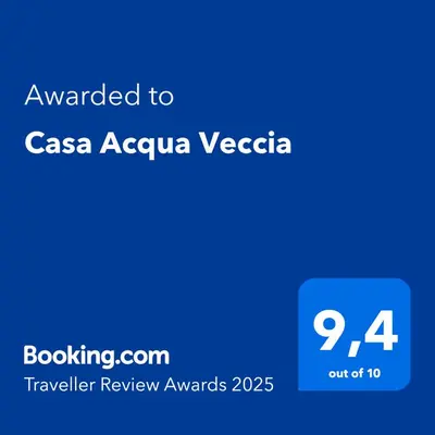 Certificato, attestato, insegna o altro documento esposto da Casa Acqua Veccia