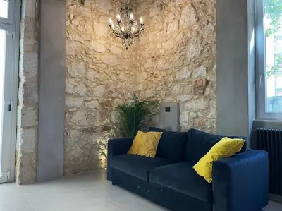 Area soggiorno di Orty suite
