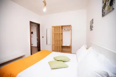 Letto o letti in una camera di Villa Nikla