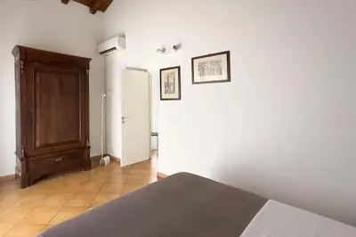 Letto o letti in una camera di Addì Aus