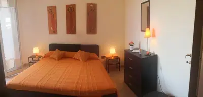 Letto o letti in una camera di La casa di Marinella