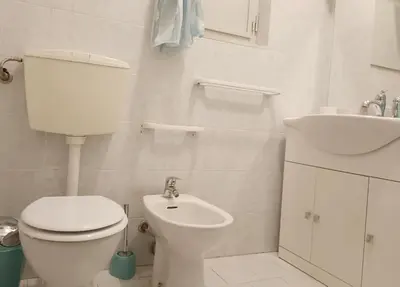 Bagno di La casa nel vicolo