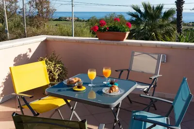 Balcone o terrazza di B&B Villa Nella