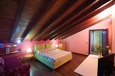 Letto o letti in una camera di B&B Villa Nella