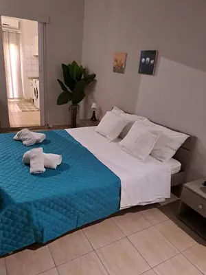 Letto o letti in una camera di Casa sofi'