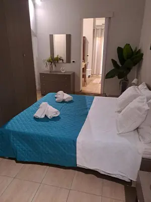 Letto o letti in una camera di Casa sofi'