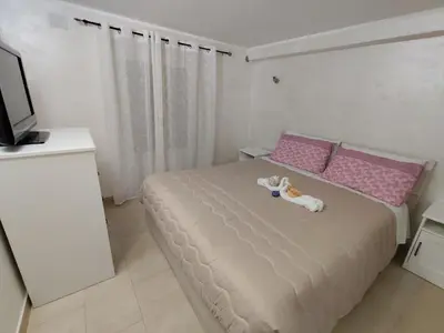 Letto o letti in una camera di Santa Teresa House