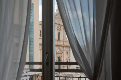 Planimetria di Central House palazzo Brafa una camera di albergo