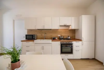 Cucina o angolo cottura di Charming House Sveleo - SiciliaVacanza