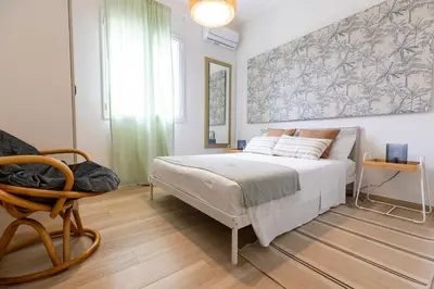 Letto o letti in una camera di Villa Teresann con Jacuzzi riscaldata