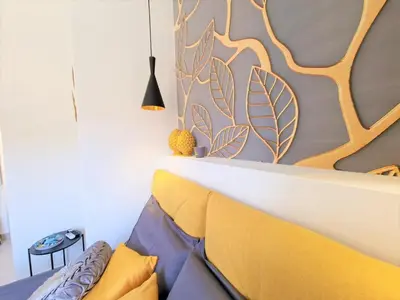 Area soggiorno di The golden house